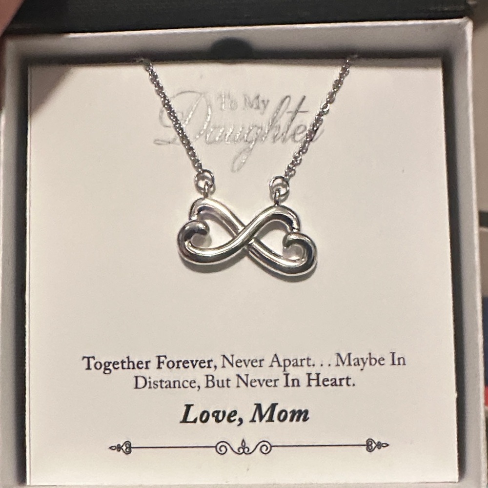 Khols Silver Infinity Heart Necklace for Daughter - Love, Mom